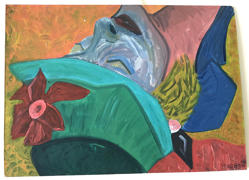 painting 'upsidedown'