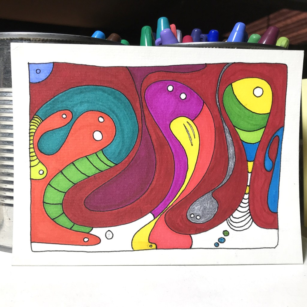 december - drawing in progress